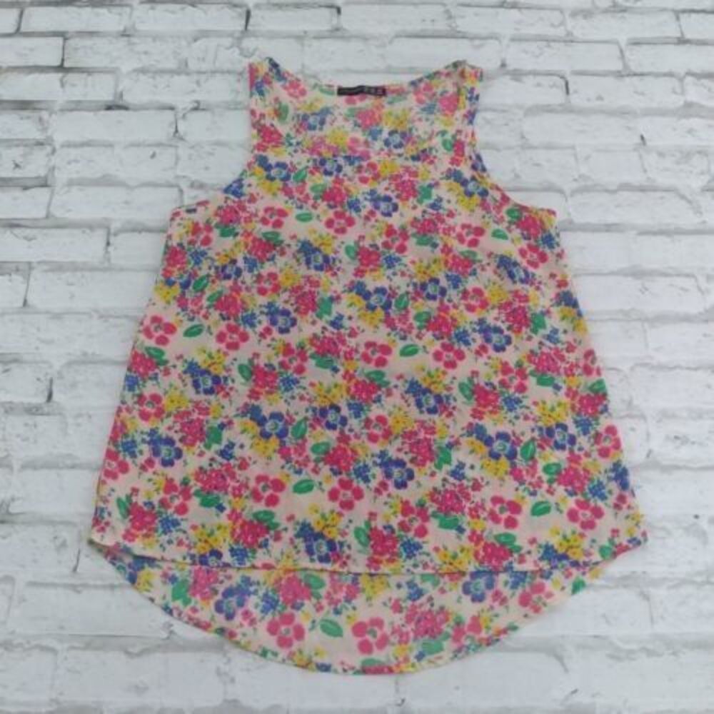 Atmosphere Blouse Womens Medium Floral Sleeveless Tank Top